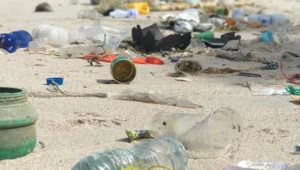 Countdown für Müllsammelaktion auf dem Meer