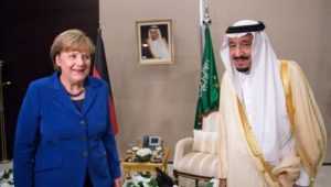 Merkel spricht mit saudischem König