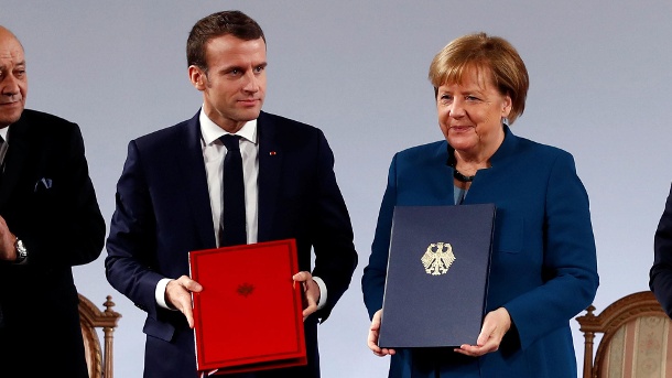 Merkel und Macron unterzeichnen Aachener Vertrag: „Schutzschild unserer Völker“